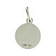 Medaglia argento 925 Santa Giovanna d'Arco 10 mm s2