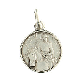 Medalik Święta Joanna d'Arc, srebro 925, 12 mm