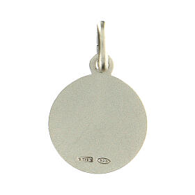 Medalik Święta Joanna d'Arc, srebro 925, 12 mm