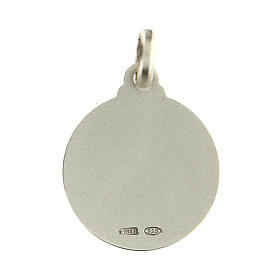 Medaille, Heiligen Jeanne d'Arc, 925er Silber, Ø 14 mm
