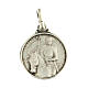 Medaglia argento 925 Santa Giovanna d'Arco 14 mm  s1
