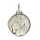 Medalla Santa Juana de Arco plata 925 16 mm s1