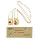 Yellow Gold Vatican Scapular Our Lady of Mount Carmel and Sacred Heart of Jesus 5.4g, 18 kt s4