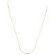 Catena forzatina oro giallo 18kt a maglie piatte  50 cm 0,9g s1