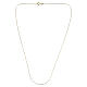 Catena forzatina oro giallo 18kt a maglie piatte  50 cm 0,9g s3