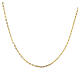 Catena oro giallo 18kt forzatina a maglie piatte lucida 42 cm 1,34g s1