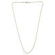 Catena grumetta 45 cm oro 750/00 taglio diamante 2,1 gr s3