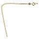 Catena grumetta 45 cm oro 750/00 taglio diamante 2,1 gr s4