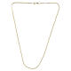 Catena gourmette 45 cm in oro 18 kt taglio a diamante 2,75 gr s3