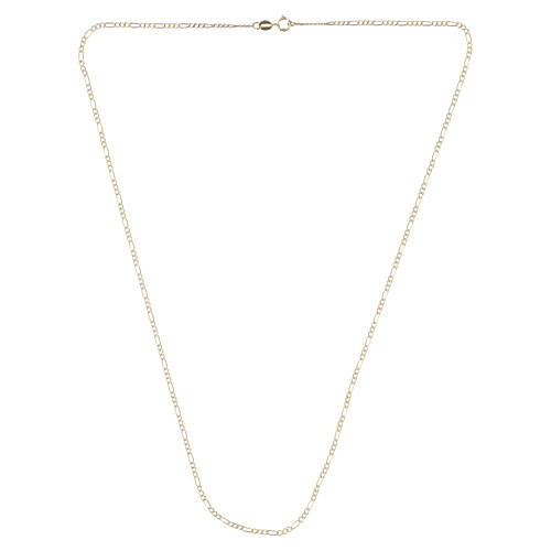 Catena alternata 50 cm figaro oro 18 carati 1,55 gr 3