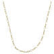Catena figaro oro 18 kt alternata 50 cm 2 gr s1