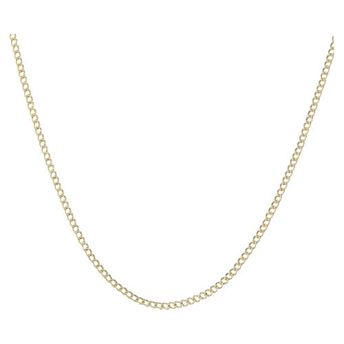 Catena grumetta 50 cm oro 18 carati taglio diamante 1,66 gr 1