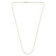 Catena grumetta 50 cm oro 18 carati taglio diamante 1,66 gr s3