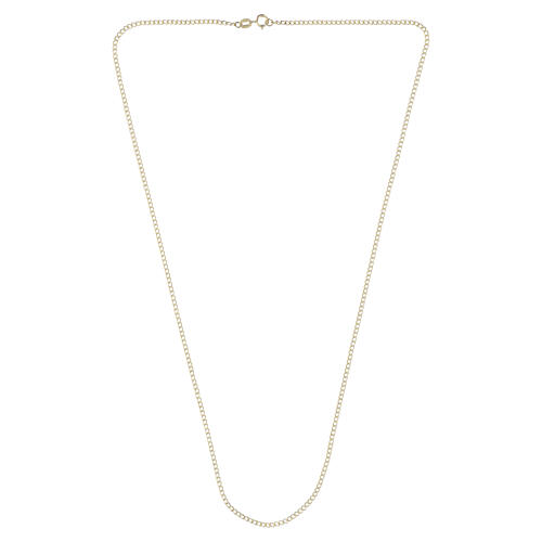 Łańcuszek grumetta 50 cm, złoto 18 kt, diamentowy szlif, 1,66 g 3