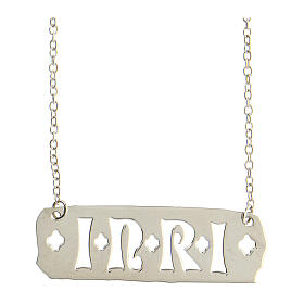 Collar INRI cadena unisex de plata 925 HOLYART Collection