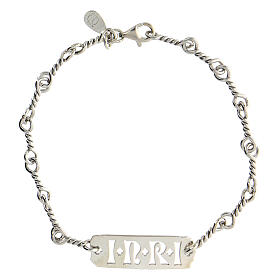 925 unisex silver bracelet INRI HOLYART Collection