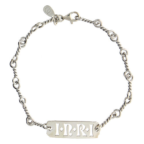 925 unisex silver bracelet INRI HOLYART Collection 1