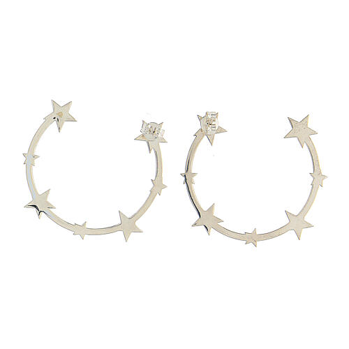 HOLYART Anhänger Reif-Ohrringe aus Silber 925 mit Sternen 5