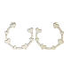 Orecchini pendenti argento 925 cerchio cuori HOLYART s1