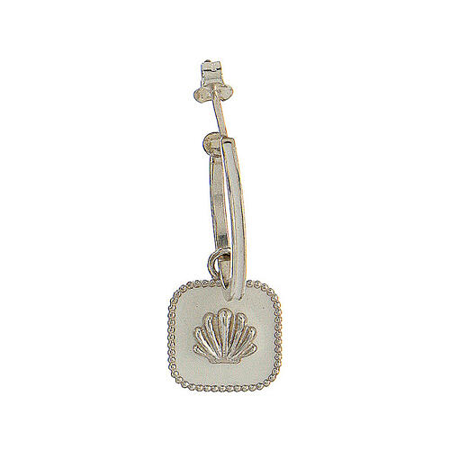 HOLYART Reif-Ohrringe aus Silber 925 mit Őlzweigdekoration 3