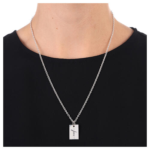 Jesus necklace for men, 925 silver, HOLYART collection 3