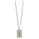Jesus necklace for men, 925 silver, HOLYART collection s1