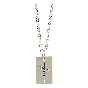 925 silver Jesus necklace for men HOLYART Collection