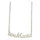 Ave Maria necklace, 925 silver, HOLYART collection s1