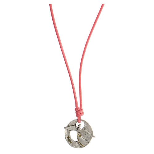 "Hope" Halskette aus Silber 925 mit Kordel, HOLYART Collection 1