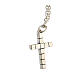 Necklace, cubed cross, 925 silver, HOLYART collection, unisex s3