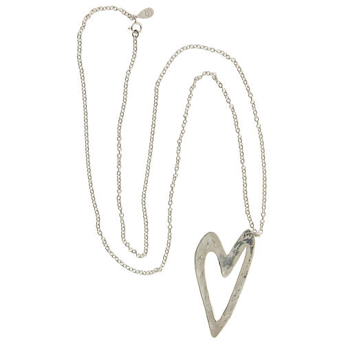Necklace with heart-shaped pendant, 925 silver, HOLYART 5