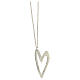 Necklace with heart-shaped pendant, 925 silver, HOLYART s1