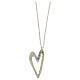 Necklace with heart-shaped pendant, 925 silver, HOLYART s3