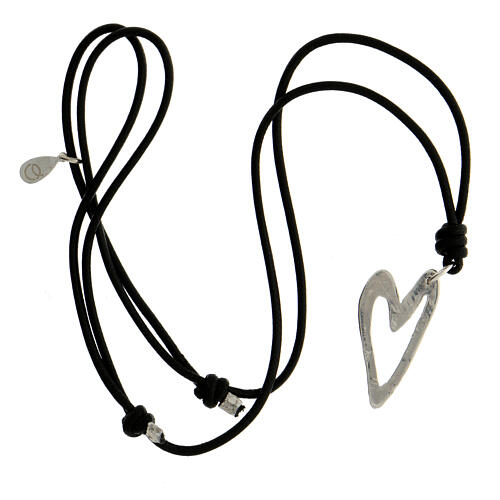 Heart necklace in 925 silver cord HOLYART Collection 6