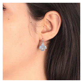Angel heart pendant earrings 925 silver HOLYART