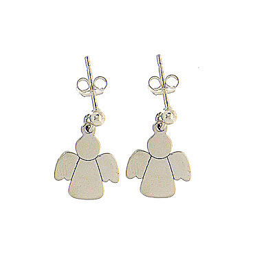 Angel-shaped earrings, 925 silver, HOLYART collection 1