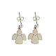 Angel-shaped earrings, 925 silver, HOLYART collection s1