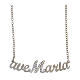 Ave Maria necklace, 925 silver and strass, HOLYART collection s1