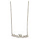 Ave Maria necklace, 925 silver and strass, HOLYART collection s4