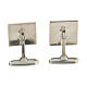Square cufflinks, Jesus, 925 silver, HOLYART collection s5