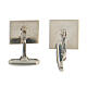 Square cufflinks, Jesus, 925 silver, HOLYART collection s6