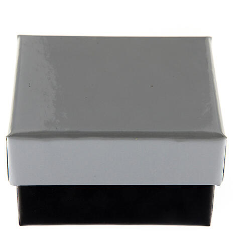 Square black mother-of-pearl cufflinks 3