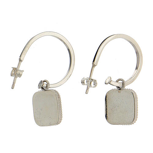 925 silver shell earrings black HOLYART 5