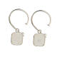 925 silver shell earrings lilac HOLYART Collection s5