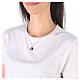 Collana argento 925 conchiglia pendente nero quadrato HOLYART Collection s3
