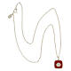 925 silver shell pendant necklace red HOLYART Collection s4