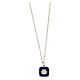 925 silver shell pendant necklace blue HOLYART Collection s1