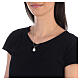 Collana pendente bianco quadrato conchiglia argento 925 HOLYART Collection s3