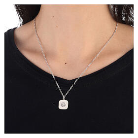 925 silver shell pendant necklace white HOLYART Collection