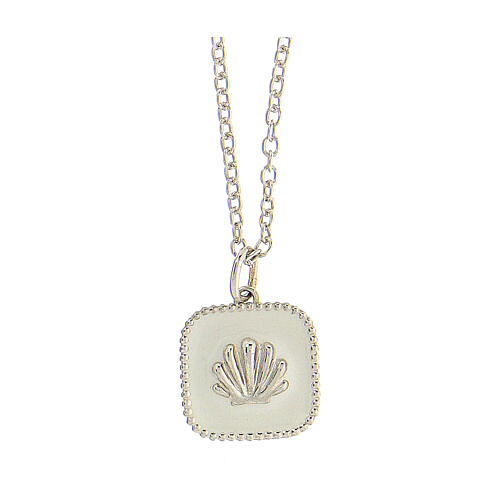 925 silver shell pendant necklace white HOLYART Collection 1